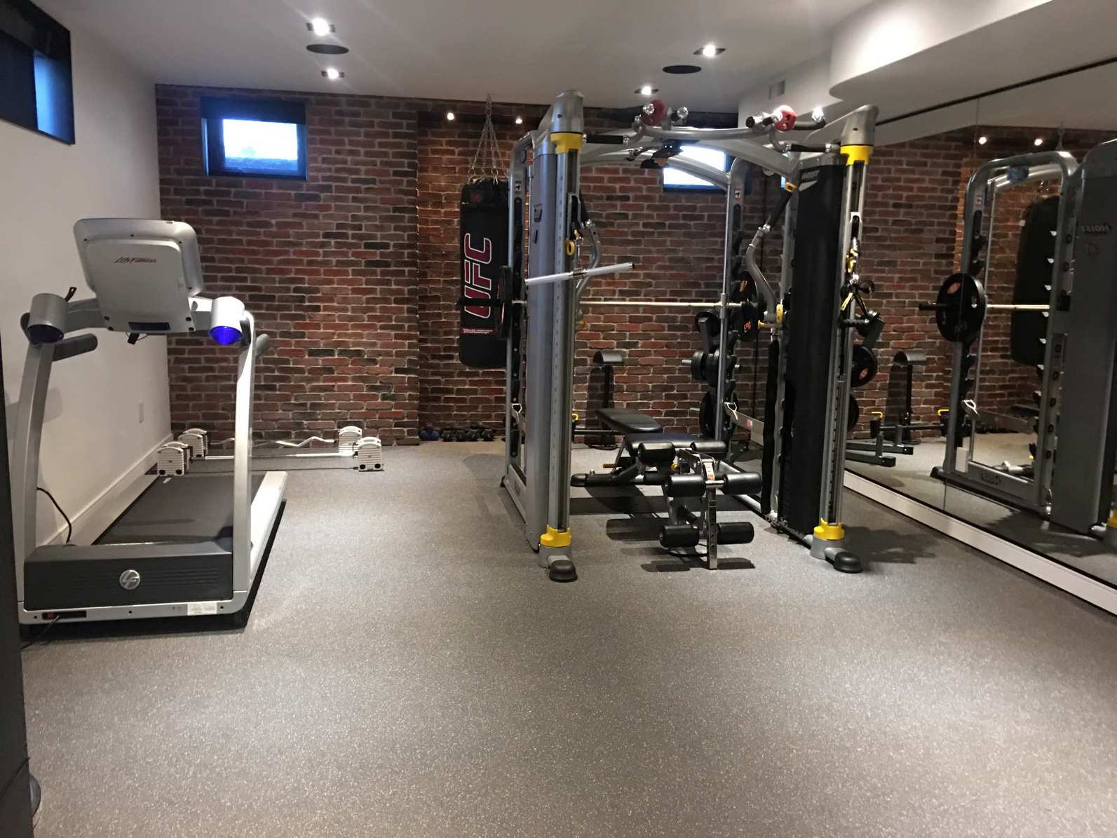 Soft Crete gym flooring installation