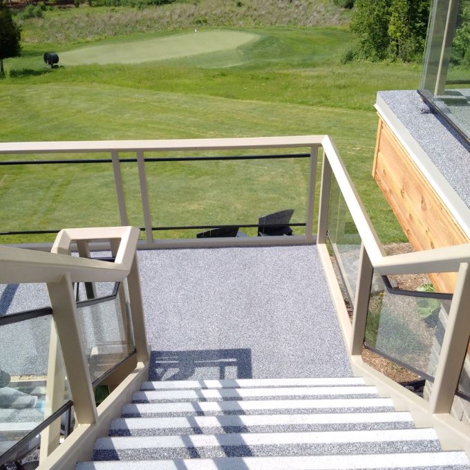 Soft Crete rubber surfacing maintenance
